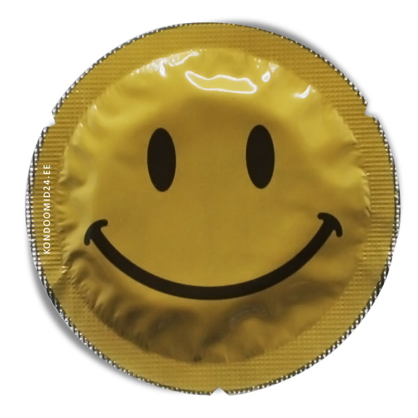 Цветной и веселый презерватив EXS Smiley Face