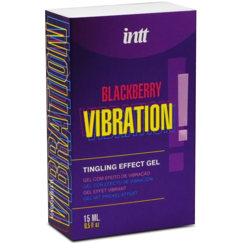 INTT Vibration Blackberry жидкий вибратор со вкусом ежевики 15&nbsp;мл
