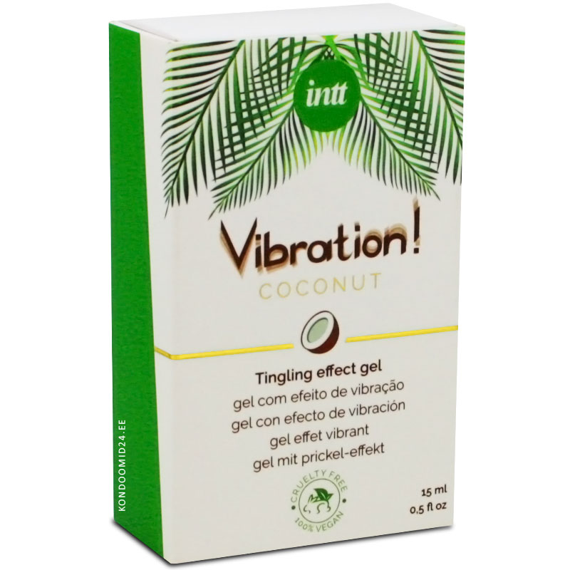 INTT Vibration Coconut жидкий вибратор со вкусом кокоса 15&nbsp;мл