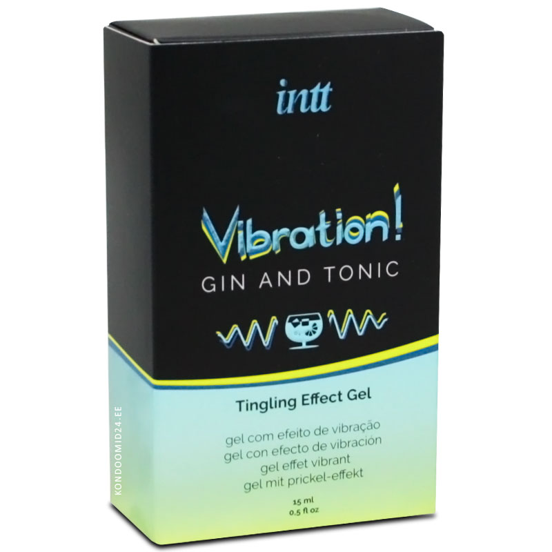 INTT Vibration Gin and Tonic жидкий вибратор со вкусом джин-тоника 15&nbsp;мл