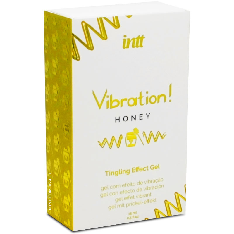 INTT Vibration Honey жидкий вибратор со вкусом мёда 15&nbsp;мл