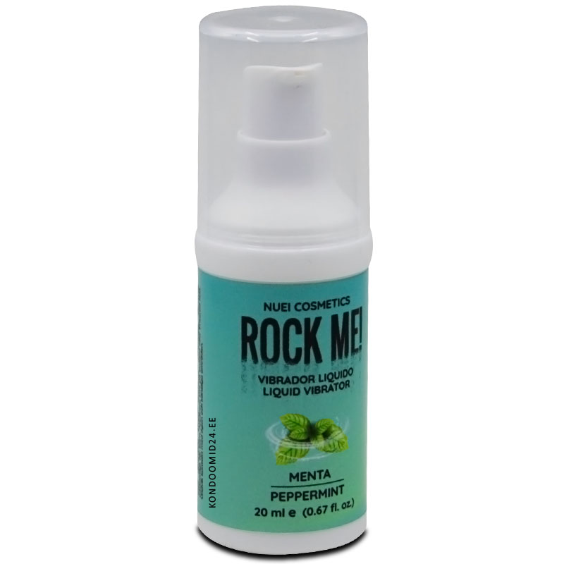 NUEI Rock Me! Peppermint жидкий вибратор (мята), 20 мл.