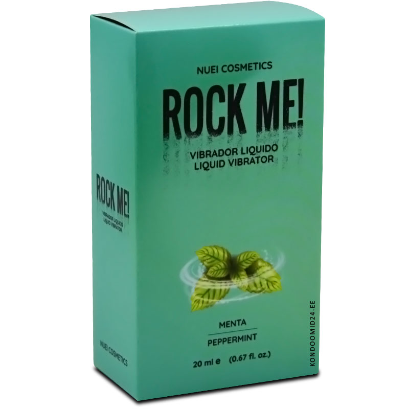 NUEI Rock Me! Peppermint жидкий вибратор со вкусом мяты 20&nbsp;мл