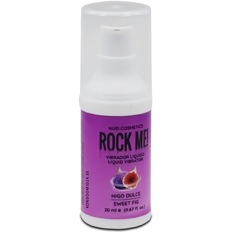 NUEI Rock Me! Sweet Fig жидкий вибратор (инжир) 20 мл