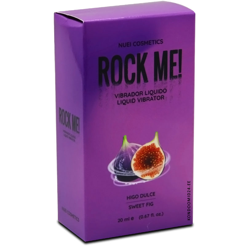 NUEI Rock Me! Sweet Fig жидкий вибратор со вкусом инжира 20&nbsp;мл