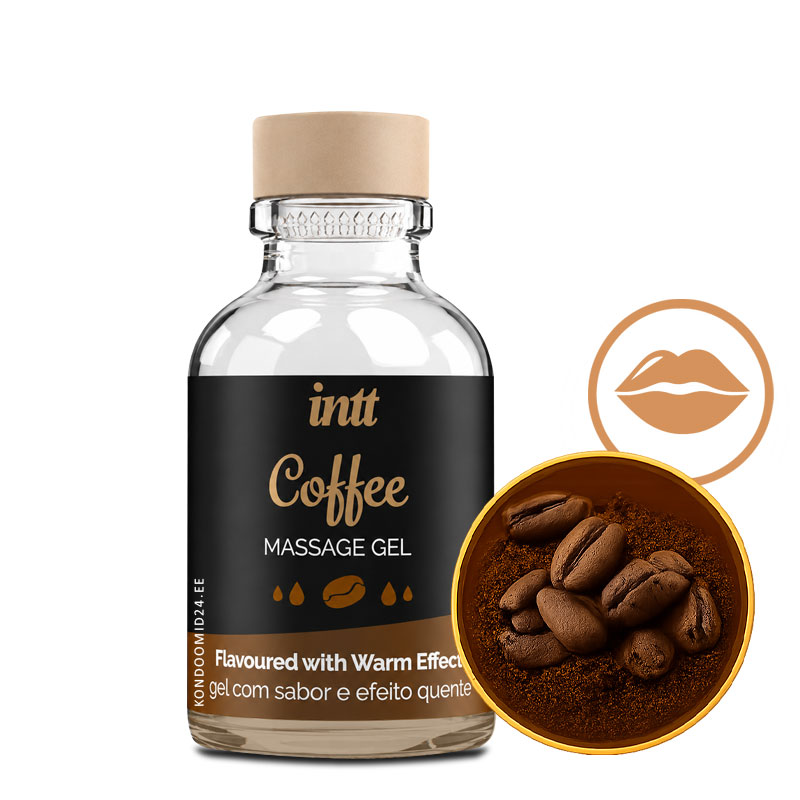 INTT Coffee Massage Gel согревающий гель для массажа с ароматом кофе 30&nbsp;мл