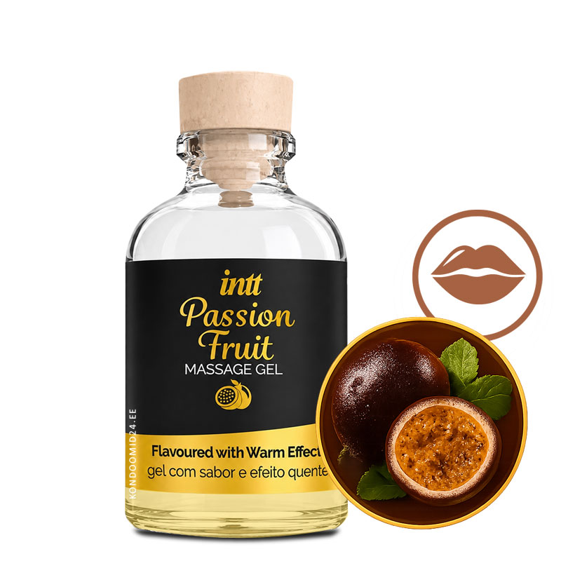 INTT Passion Fruit Massage Gel согревающий гель для массажа с ароматом маракуйи 30&nbsp;мл