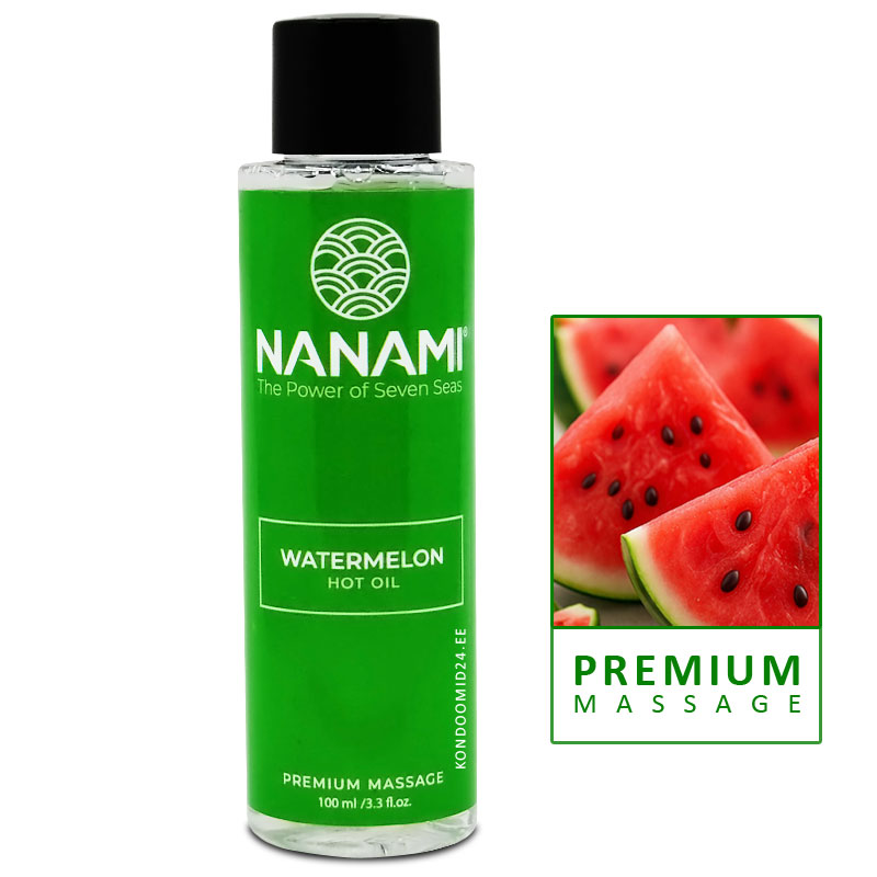 NANAMI Hot Oil Watermelon согревающее массажное масло с летним ароматом арбуза 100&nbsp;мл