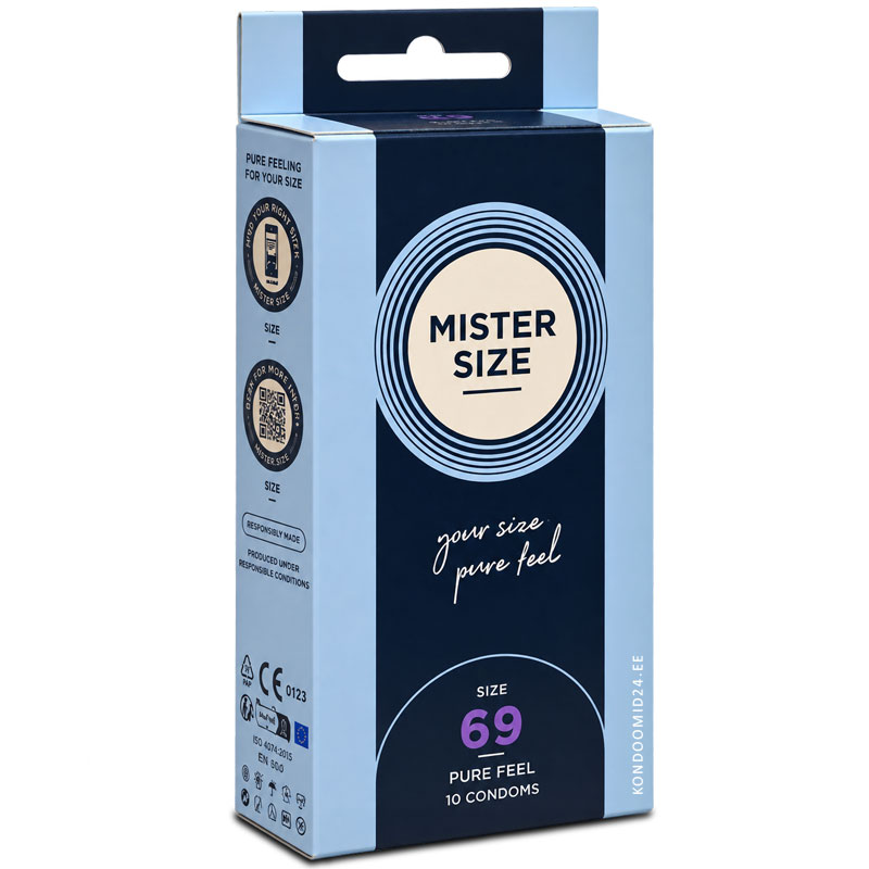 MISTER SIZE 69 (XXXL) самые большие ультратонкие презервативы 10&nbsp;шт.