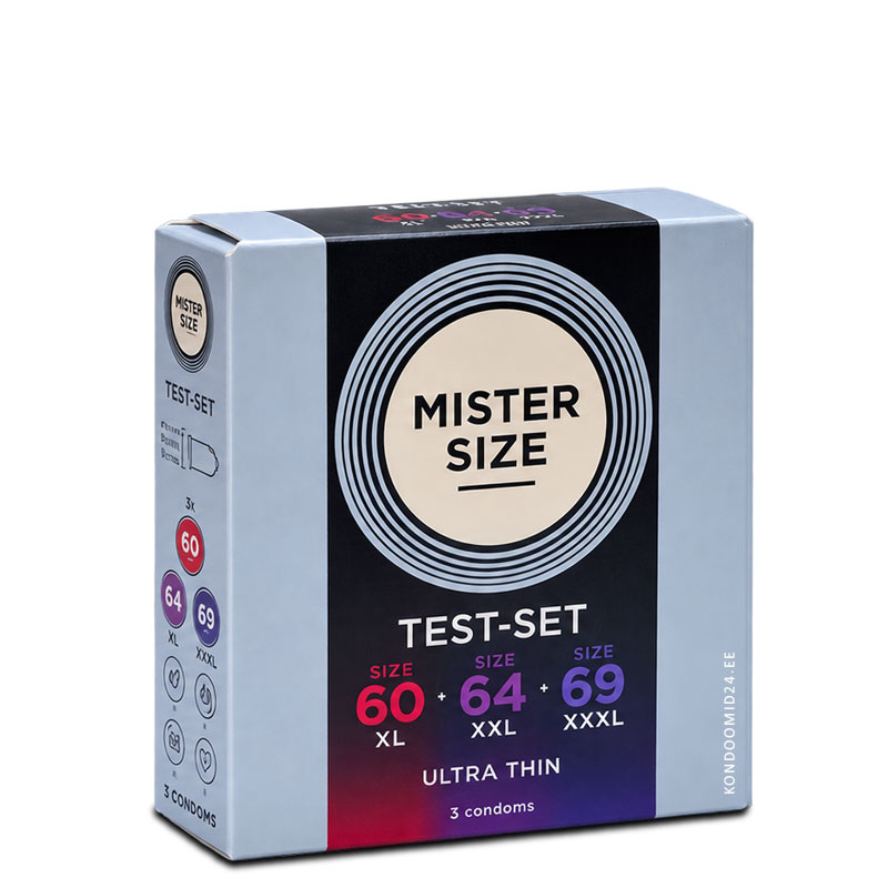 MISTER SIZE 60-64-69 тестовый комплект больших презервативов 3&nbsp;шт.